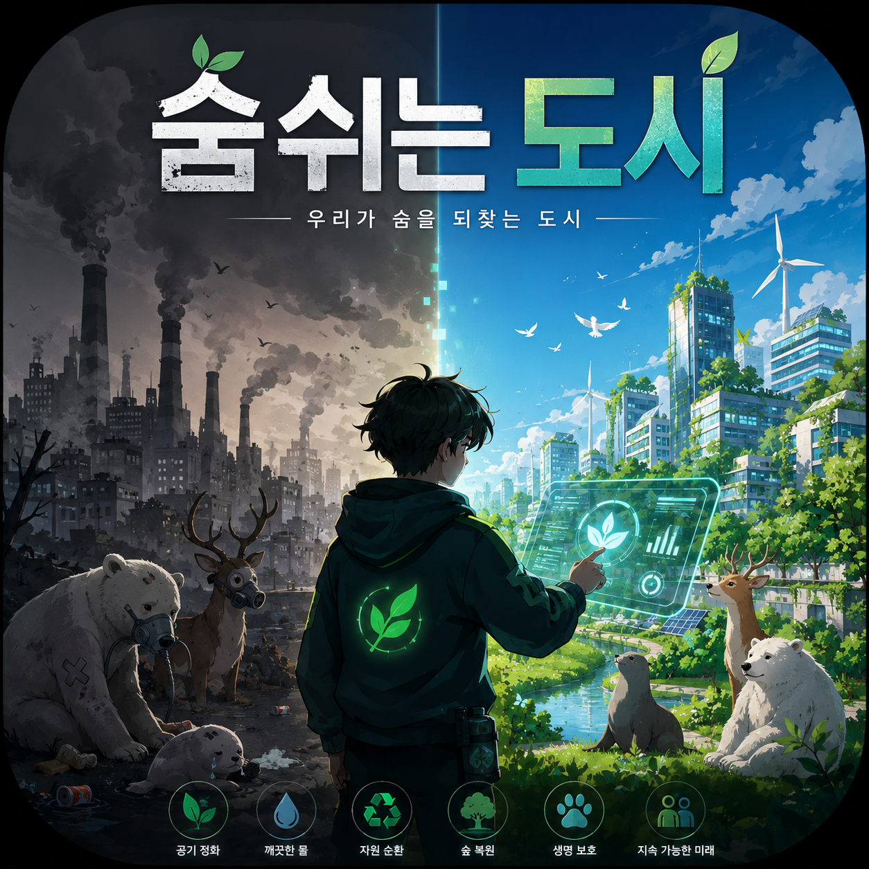 도시 회복 프로젝트 로고